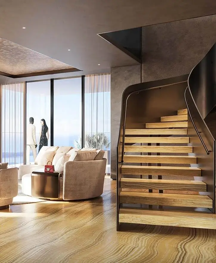 888 Brickell D&G Residences — interior rendering
