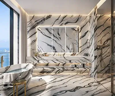 888 Brickell D&G Residences — interior rendering