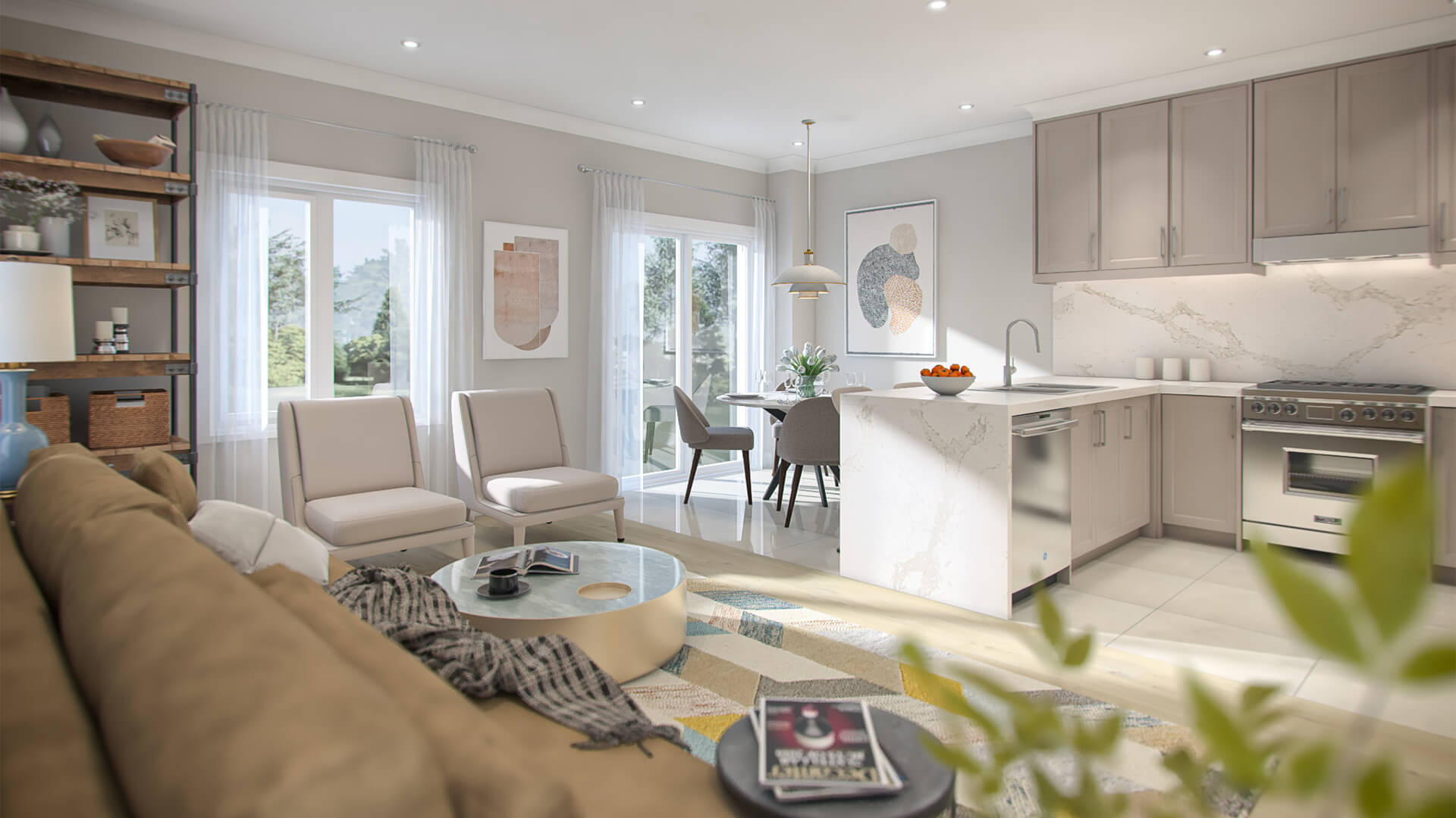 Nature’s Grand - Towns & Singles — interior rendering