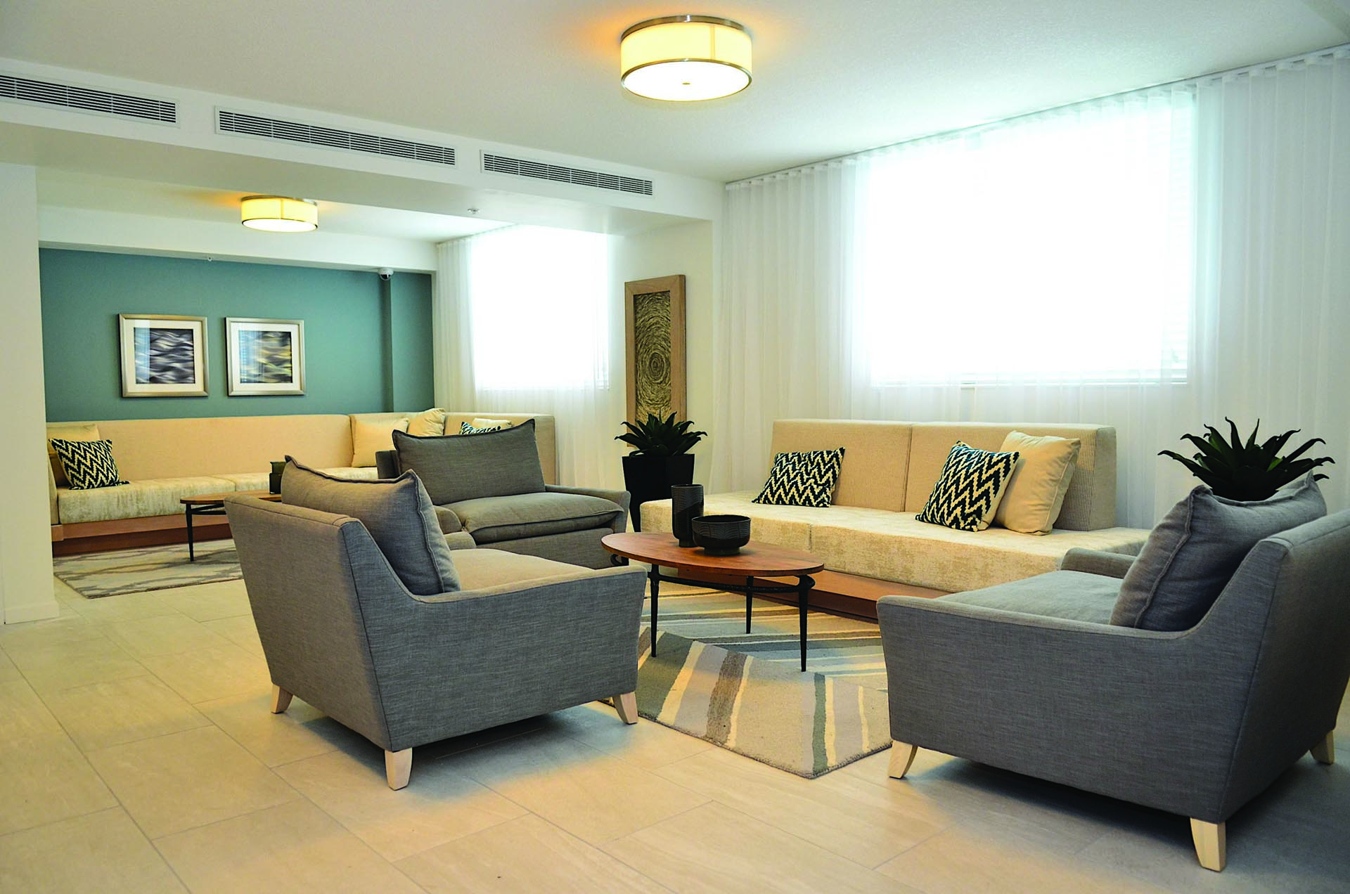 Town Center Apartments — interior rendering