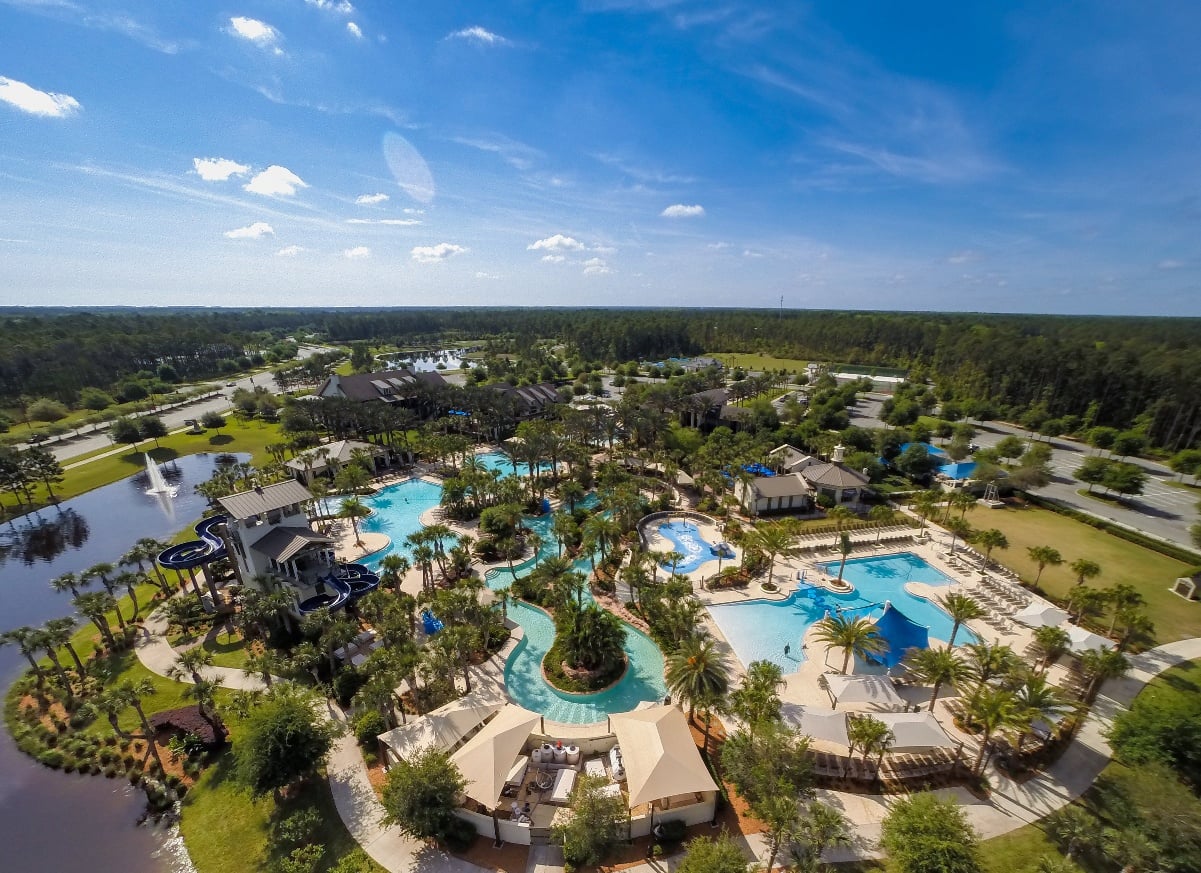 Glen Kernan Custom Homes — aerial rendering