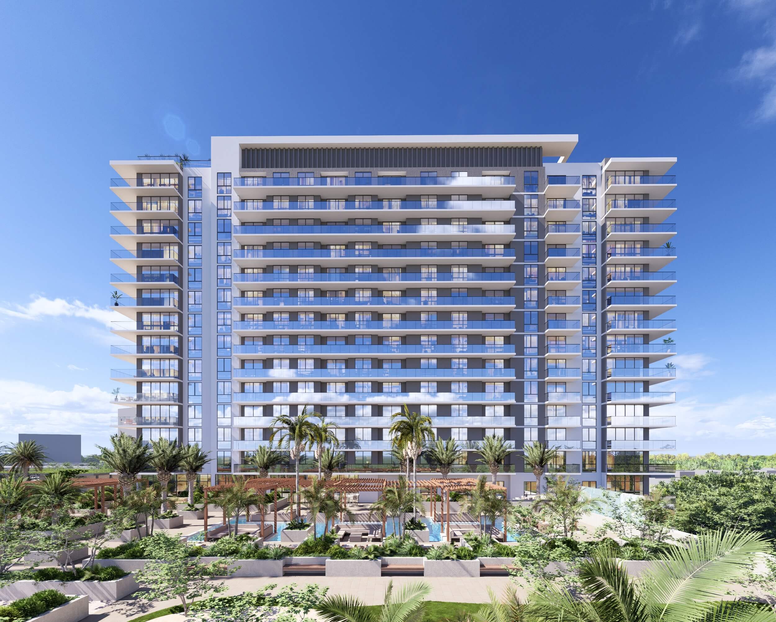 Cassia Residences Coral Gables — exterior rendering