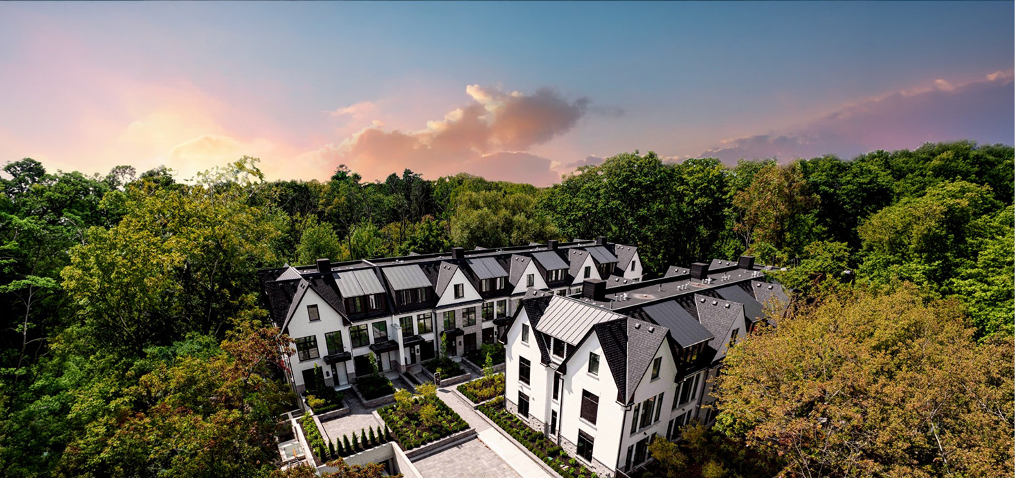 Award-Winning Design at The Lake House — aerial rendering