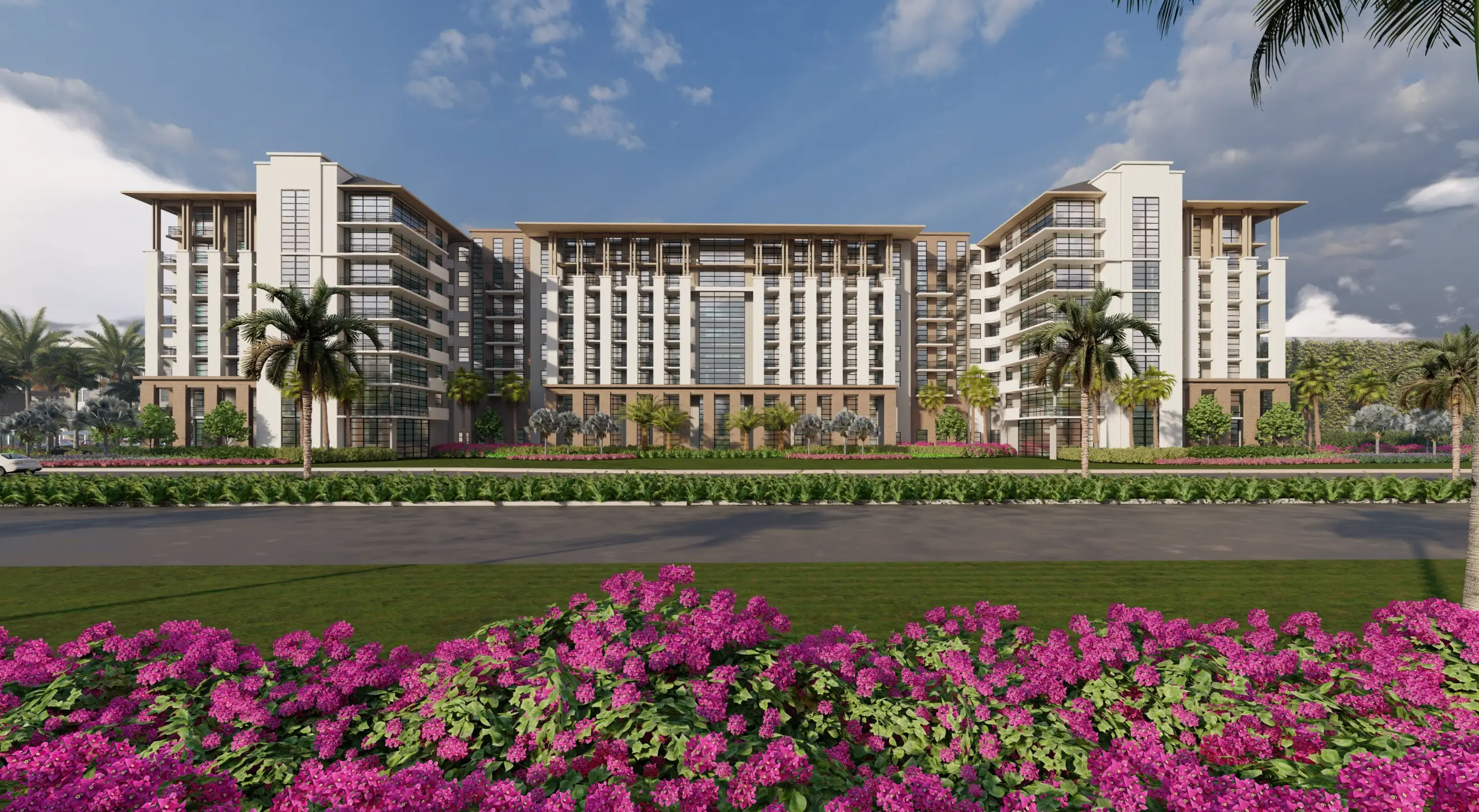 The Eclipse — exterior rendering
