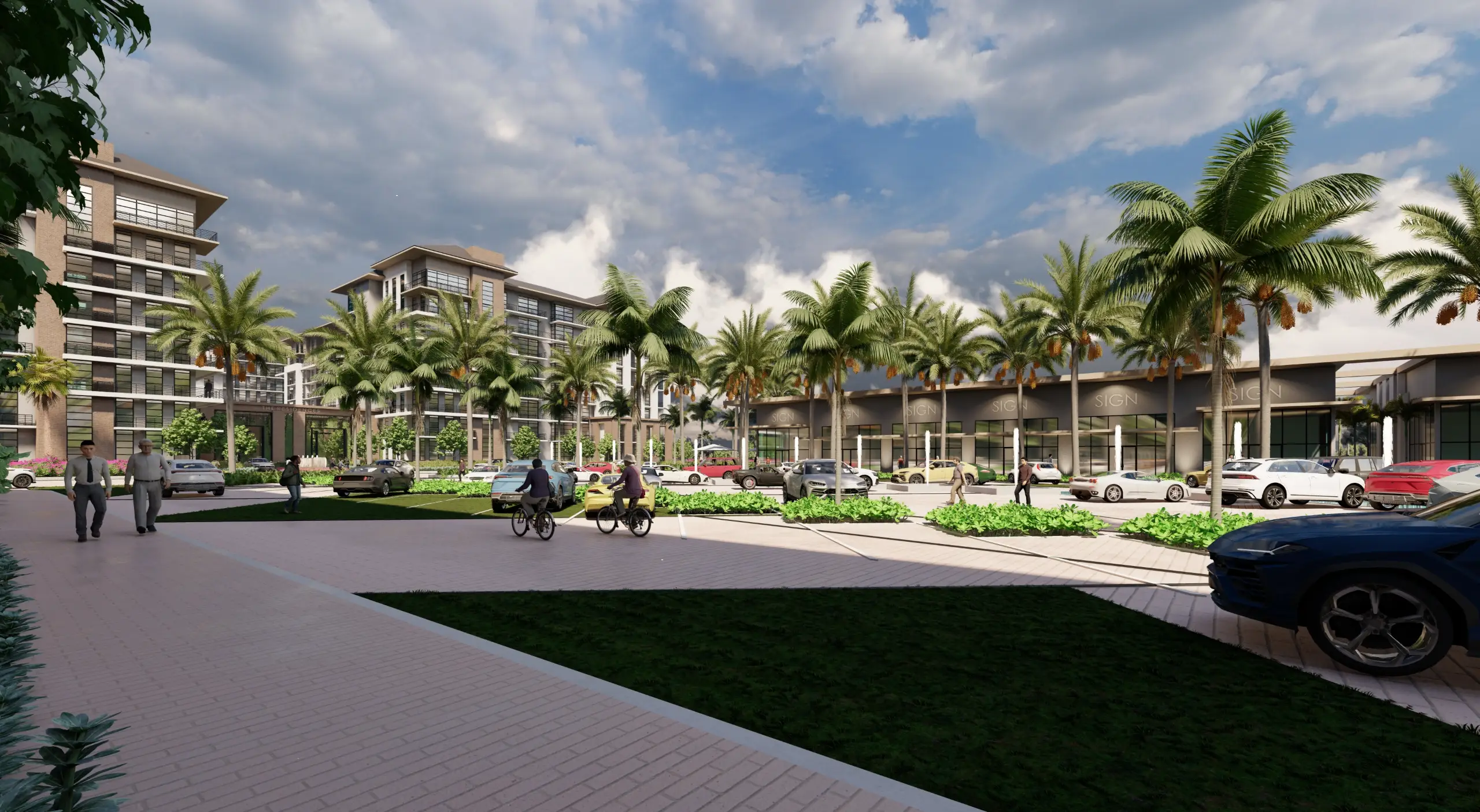 The Eclipse — exterior rendering