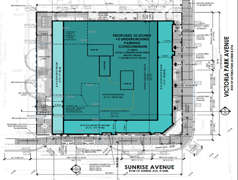 Sunrise Condos — site map