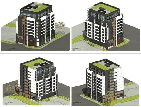 Sunrise Condos — exterior rendering