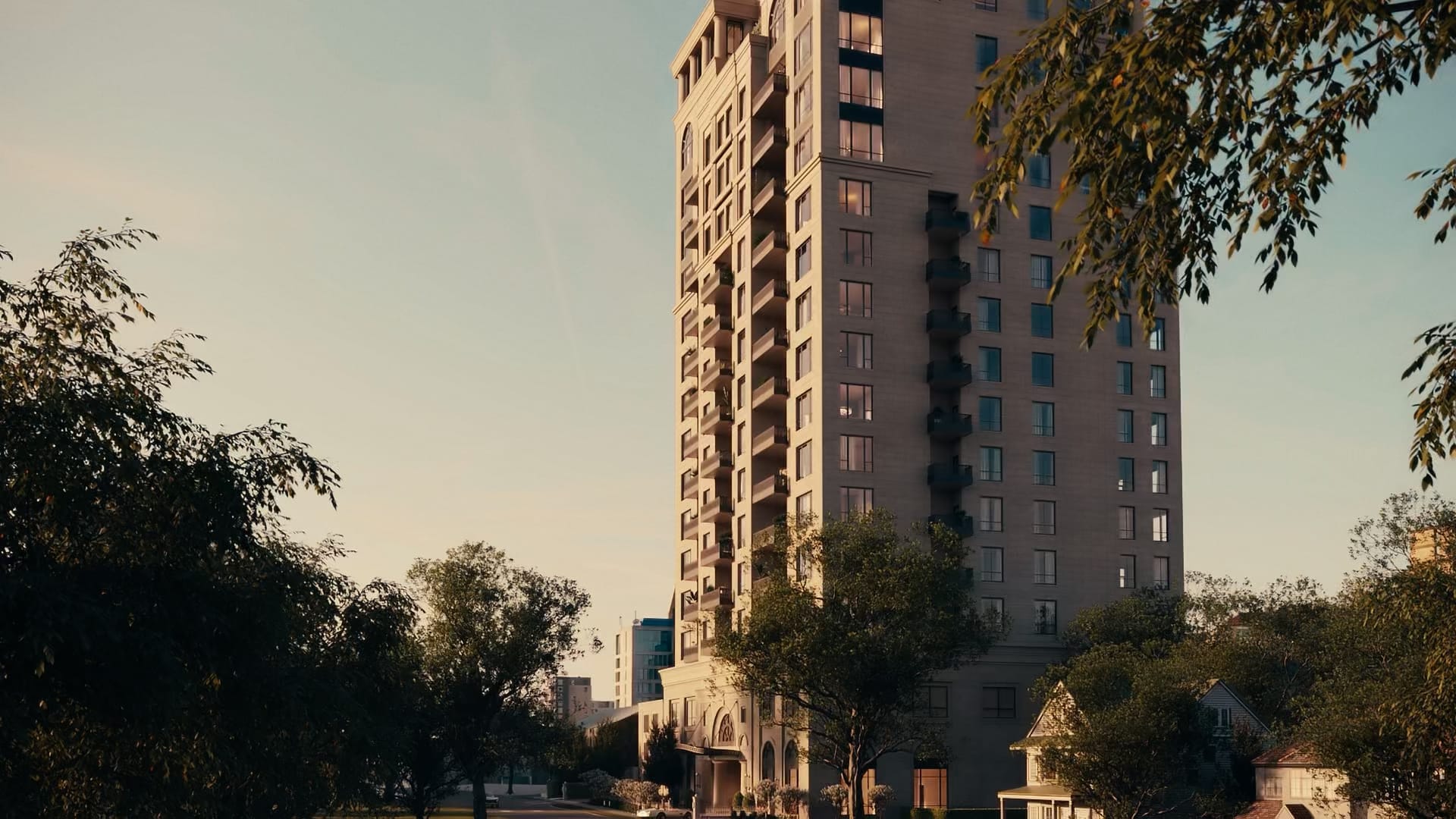 Rosewood Residences Turtle Creek — exterior rendering