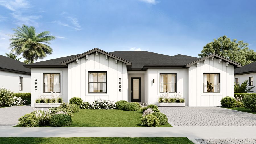 Palm Villas — exterior rendering