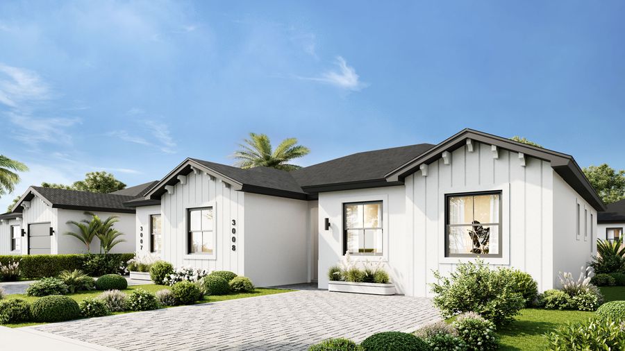 Palm Villas — exterior rendering