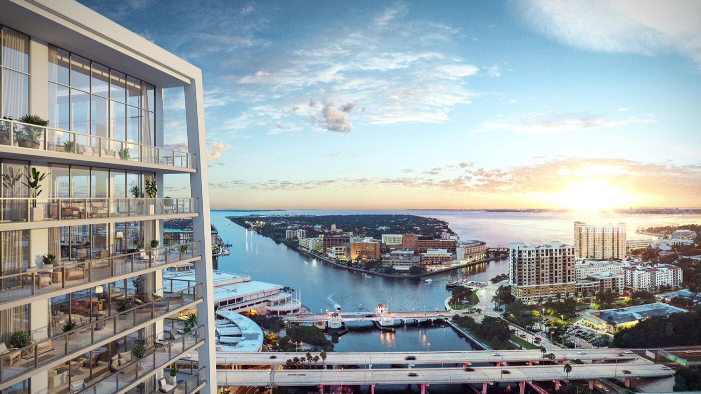 Pendry Residences Tampa — exterior rendering