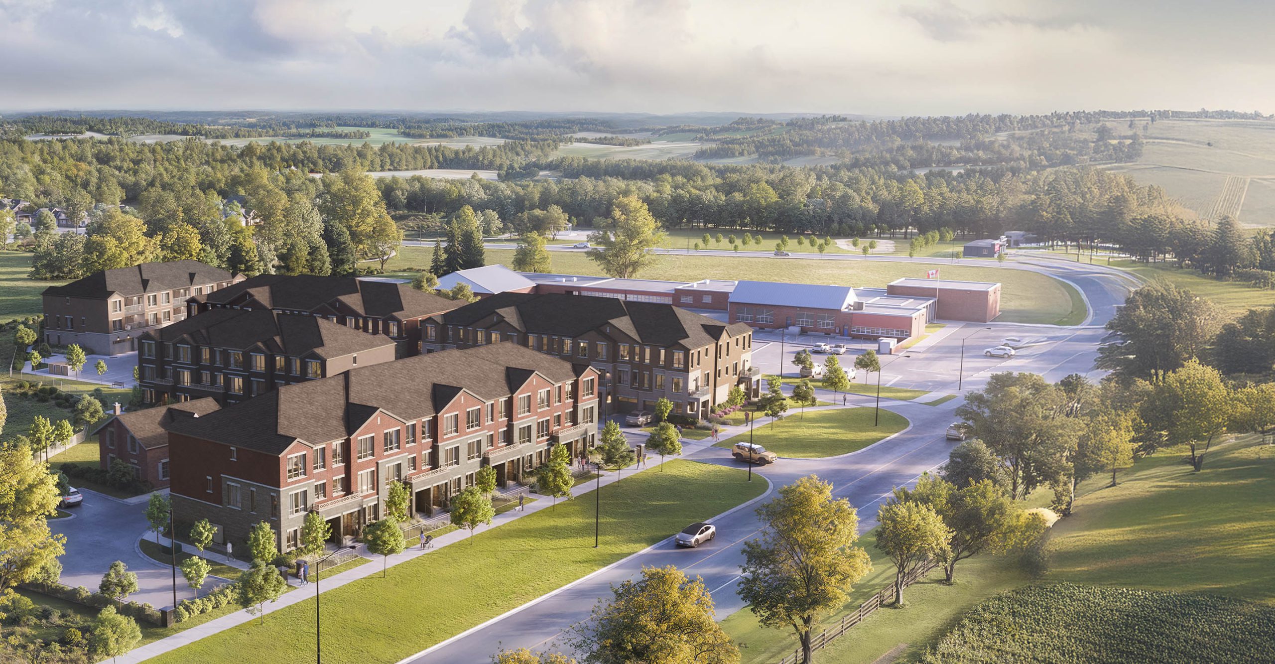 Walnut Creek — aerial rendering