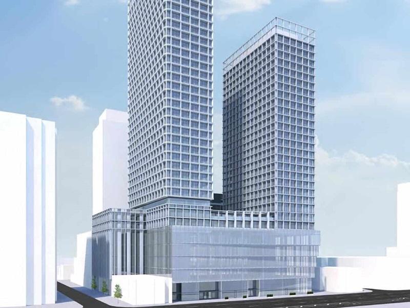 Kingsway Village Square — exterior rendering