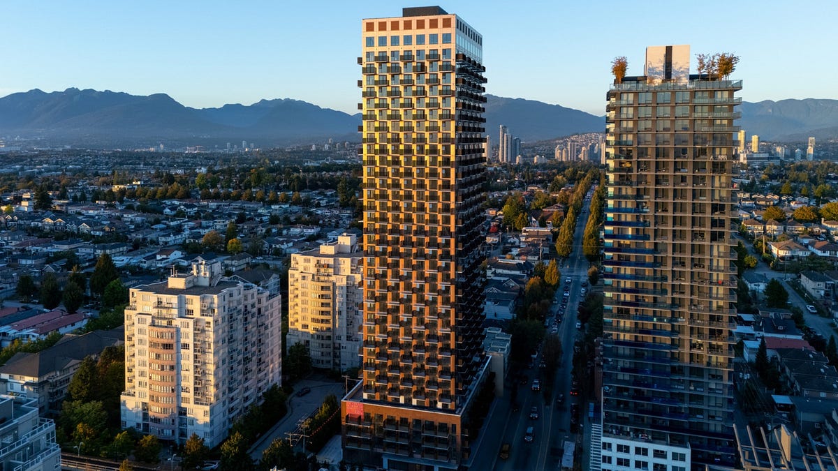 Residential • Retail Joyce II Read More — aerial rendering