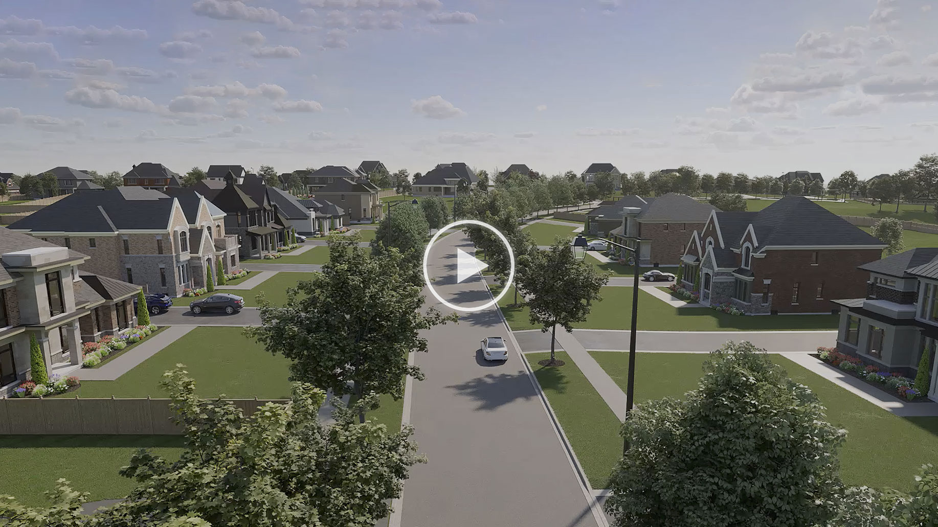 Clarehaven Estates Claremont — aerial rendering