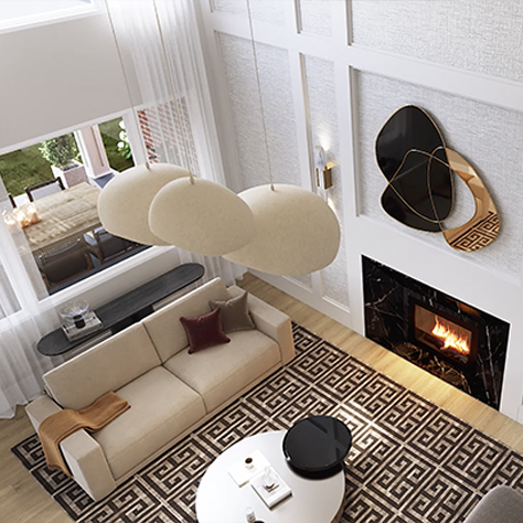 Clarehaven Estates Claremont — interior rendering