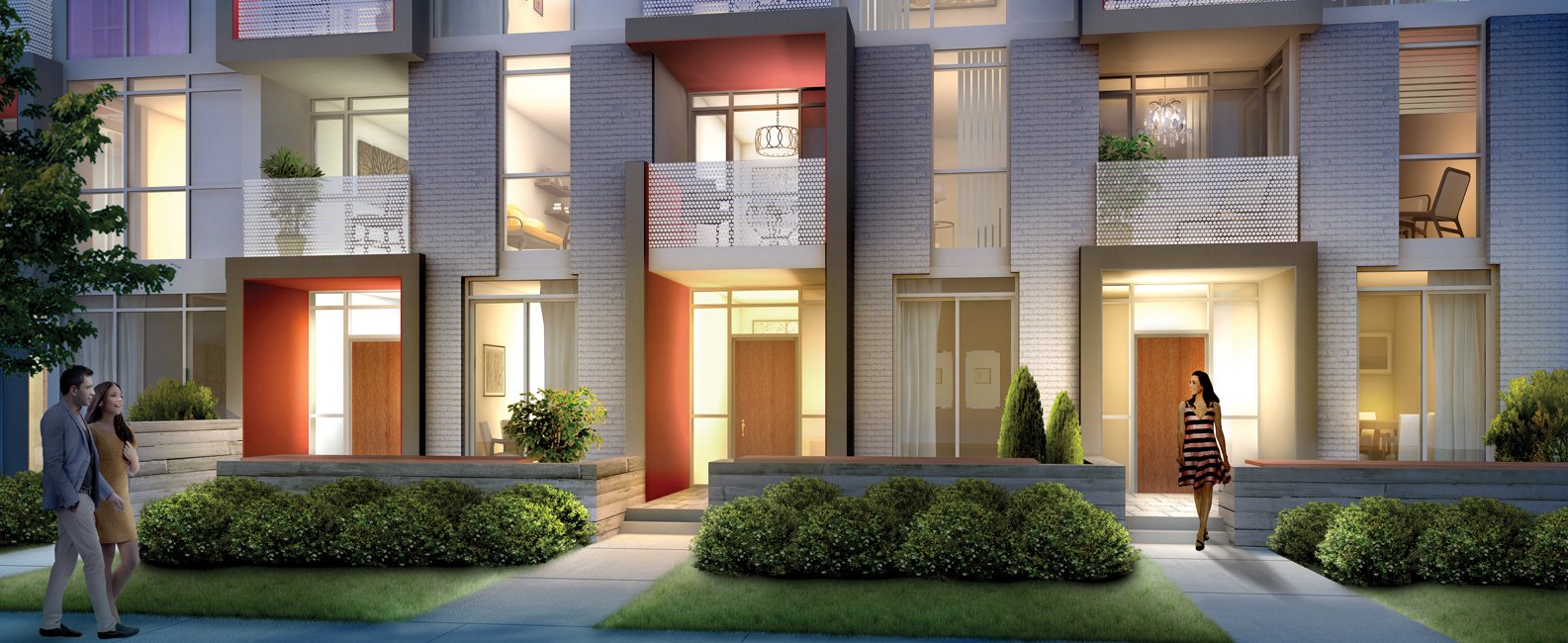 Link Condos + Towns — exterior rendering