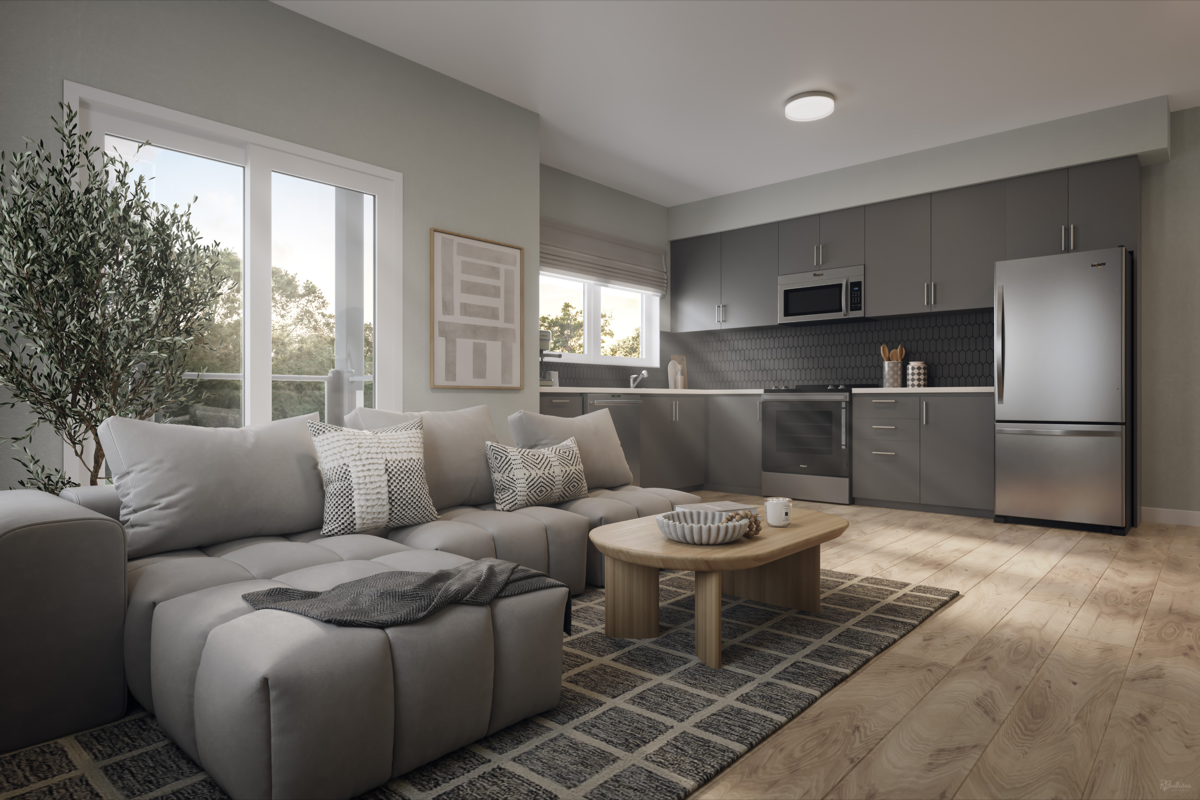 The Block on Clair — interior rendering