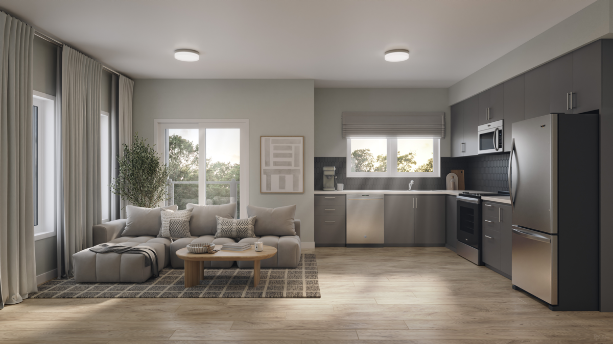 The Block on Clair — interior rendering