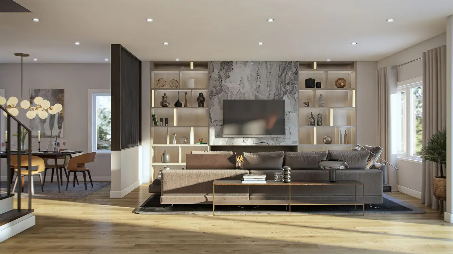 The Cedars at Brydon Bay - Singles — interior rendering