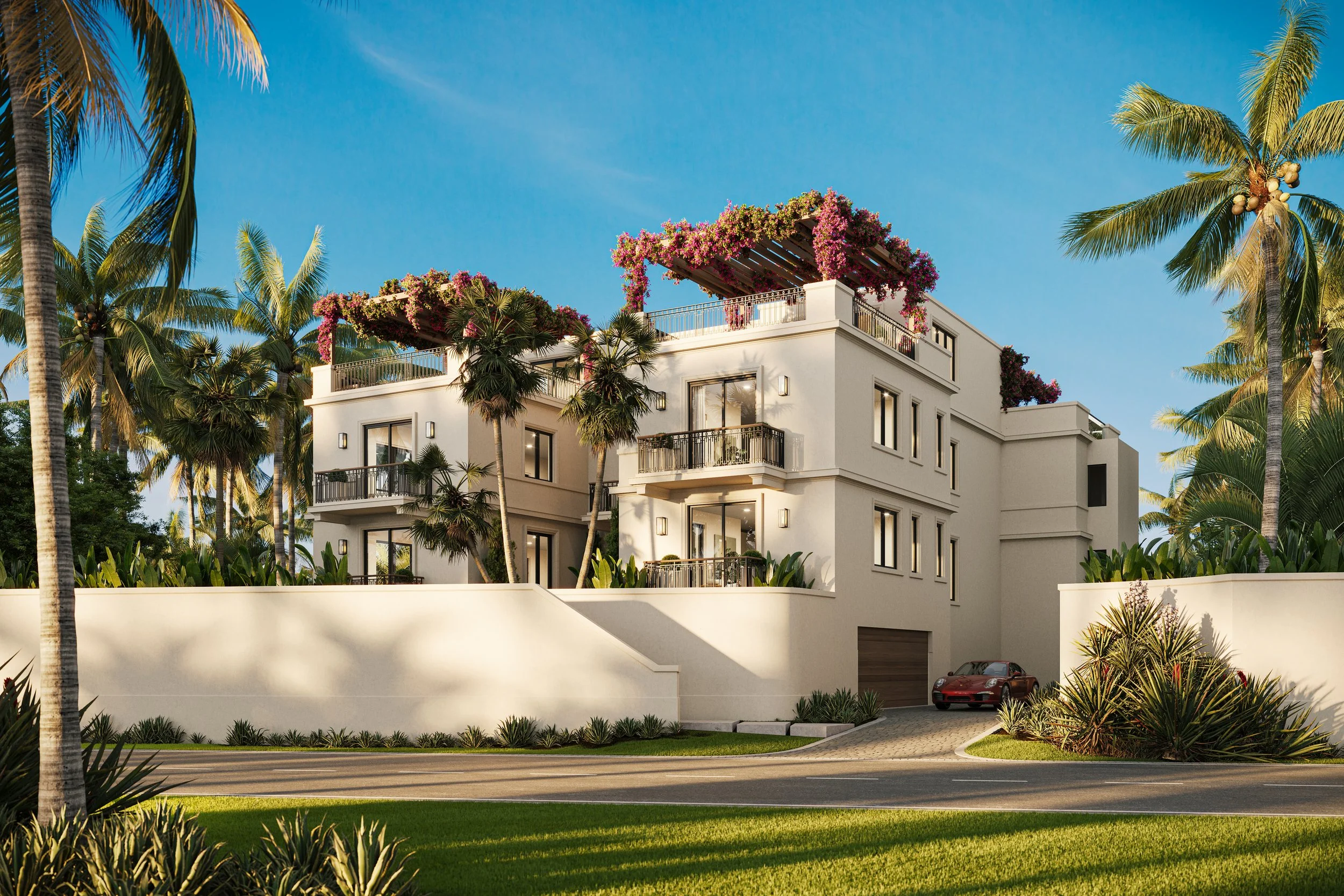 The Mansions on Fisher Island — exterior rendering