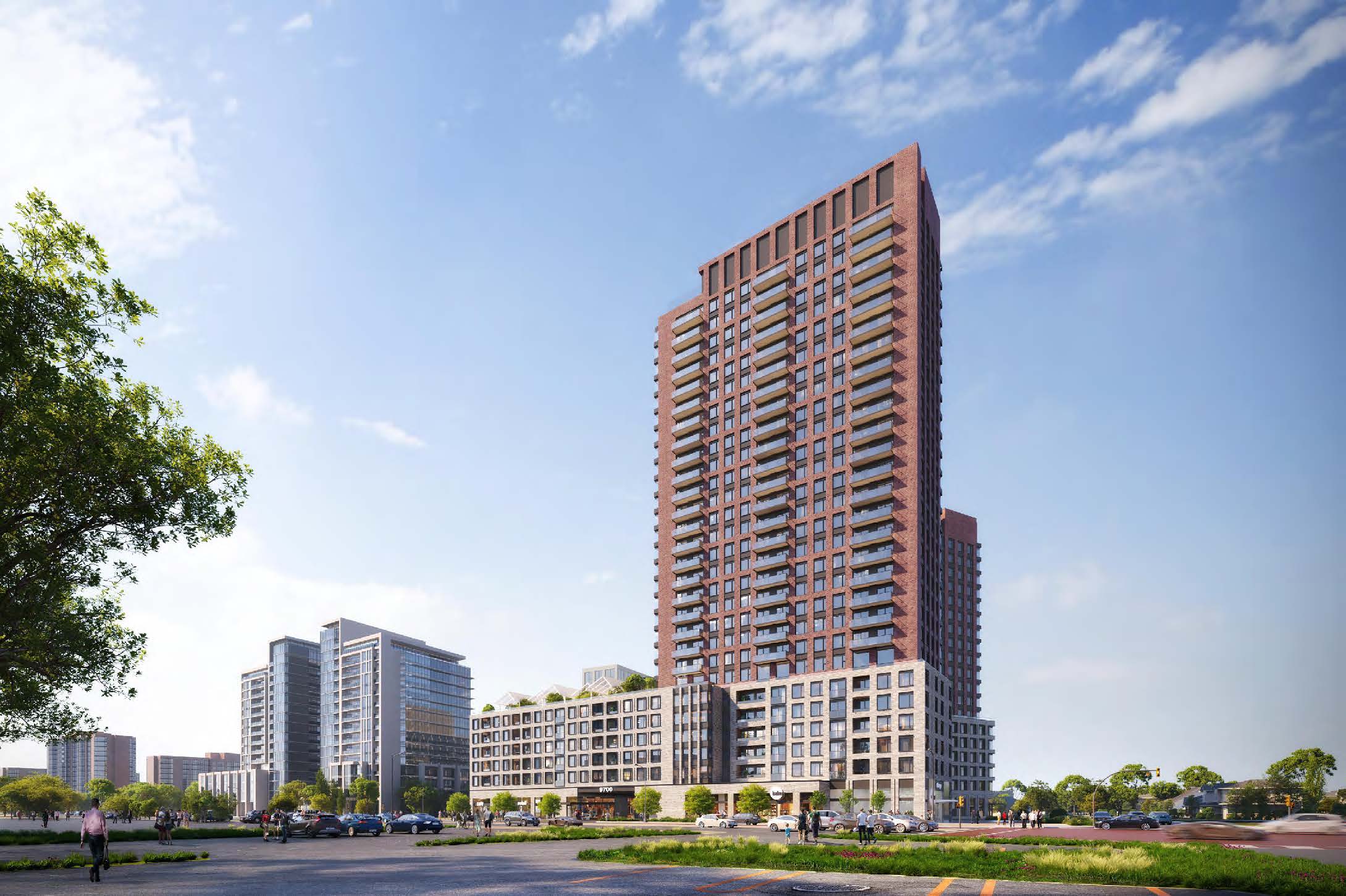 9700 Yonge — exterior rendering