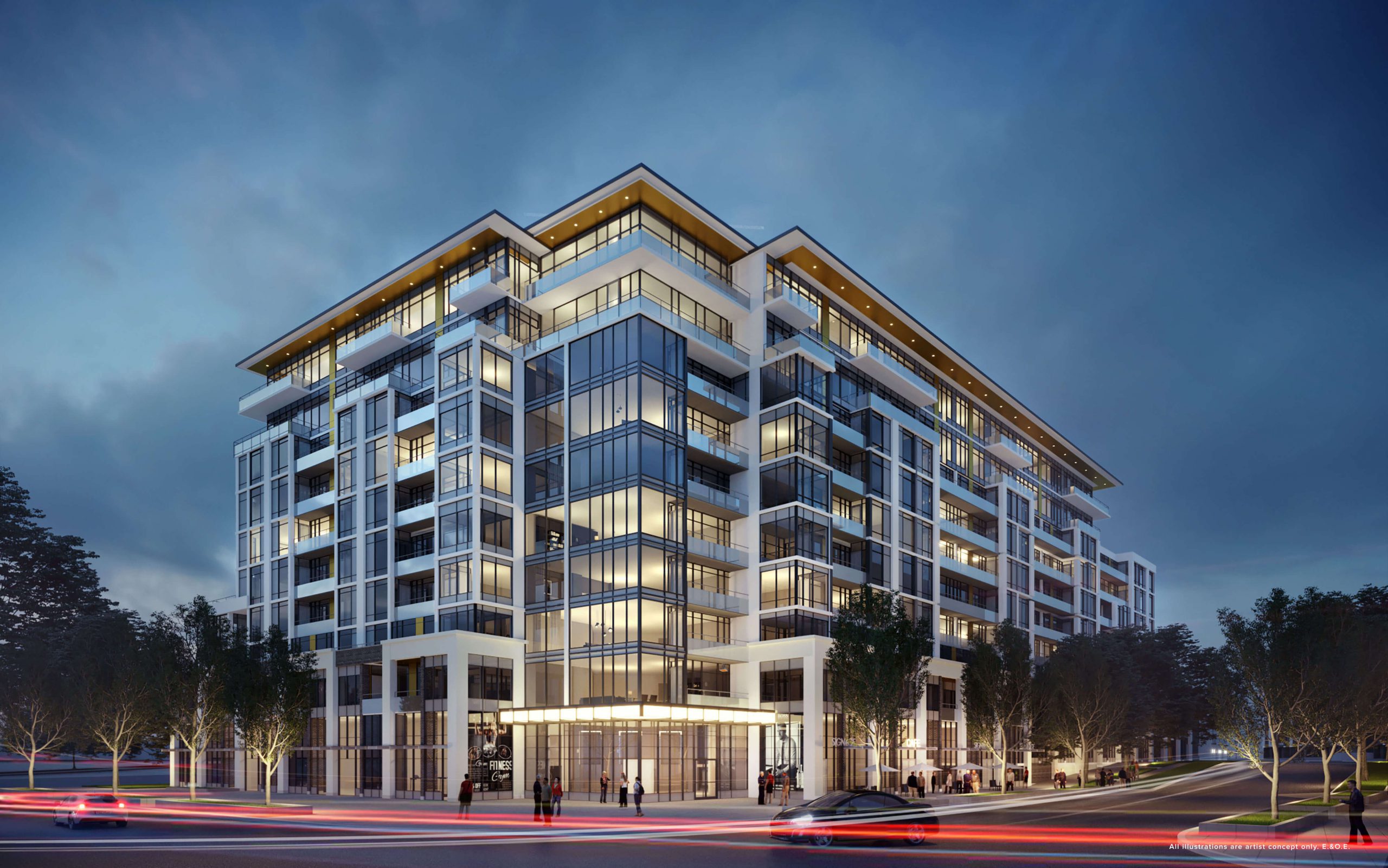 Distrikt Trailside — exterior rendering