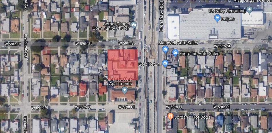 Hyde Park — site map