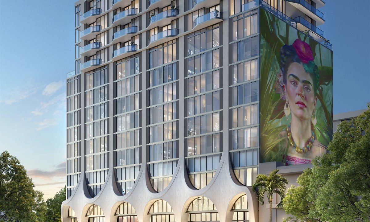 Frida Kahlo Wynwood — exterior rendering