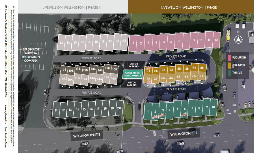 Livewell on Wellington — site map