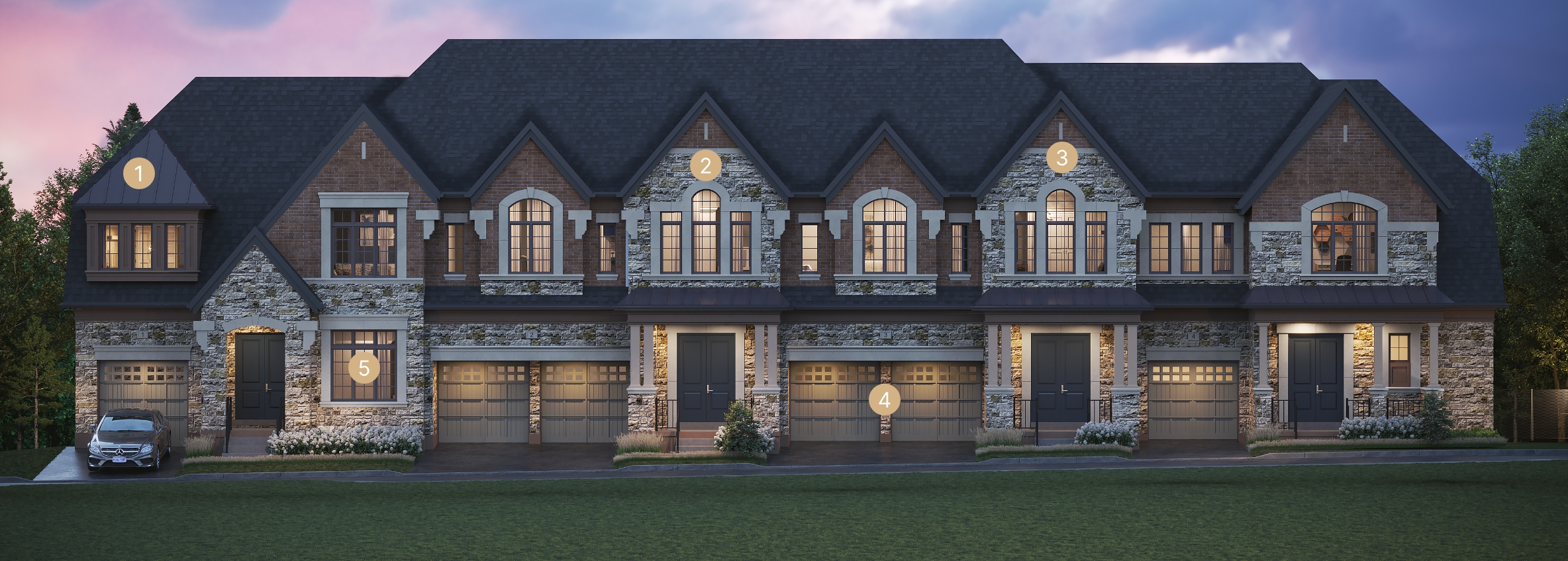 The Manors — exterior rendering