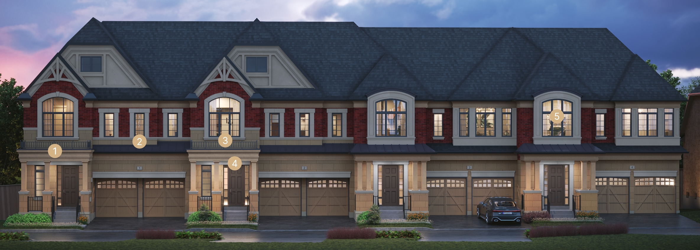The Manors — exterior rendering
