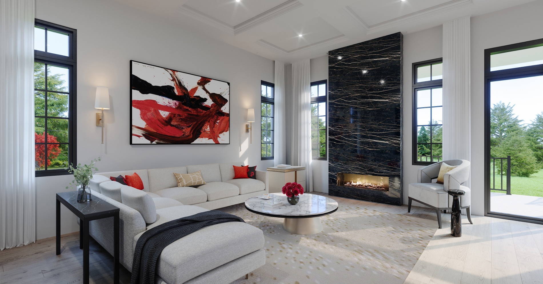 The Manors — interior rendering