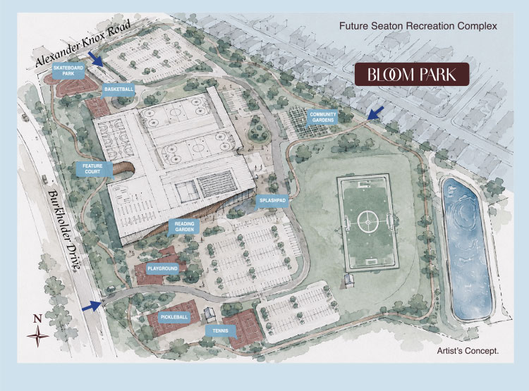 Bloom Park Seaton — site map