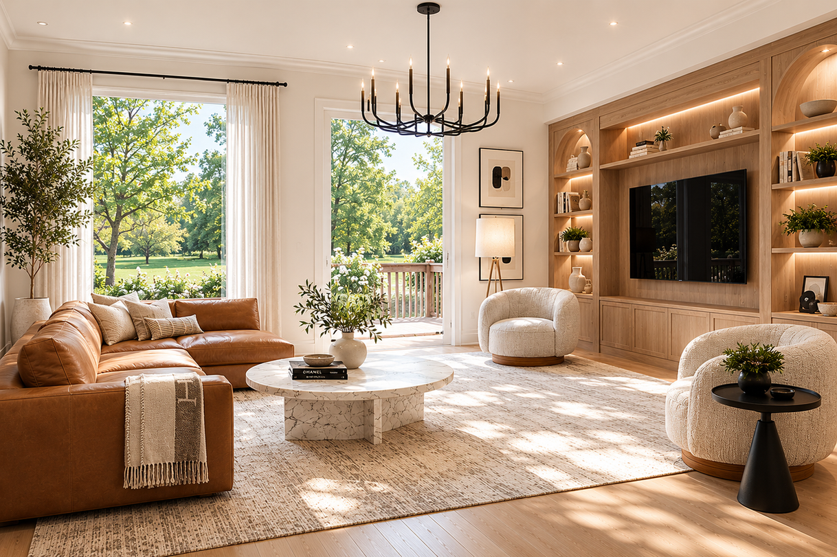 Medallion in Maple — interior rendering