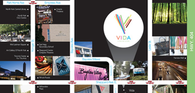 Vida at Bayview Village — site map