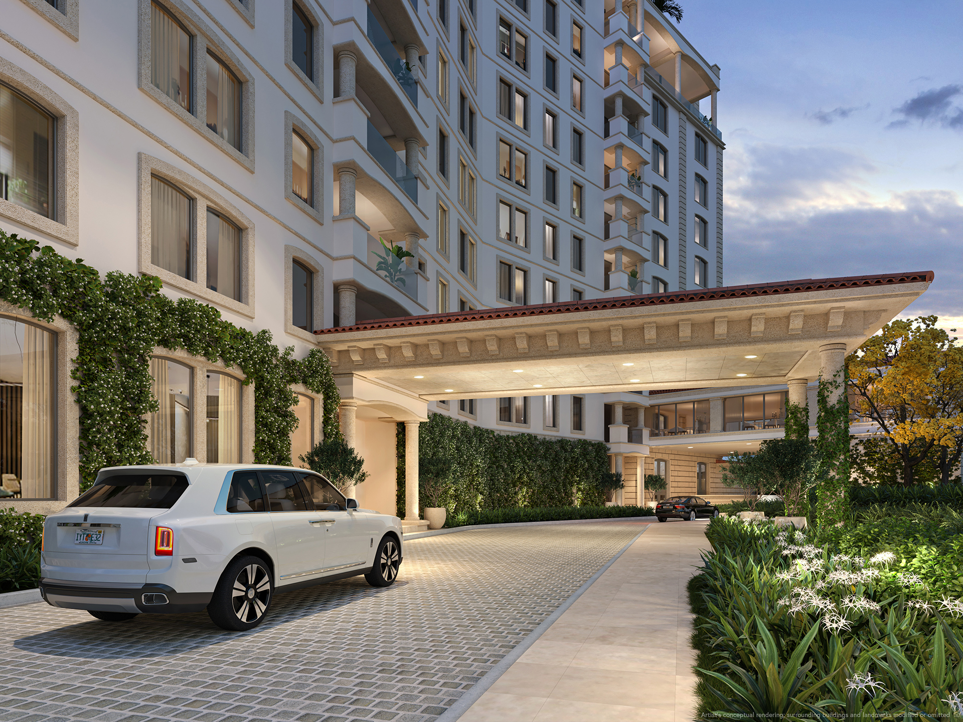 The Residences — exterior rendering