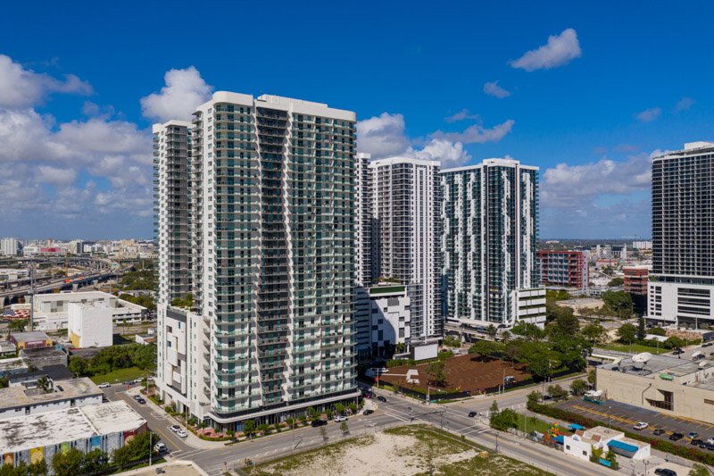 Melody Towers — aerial rendering