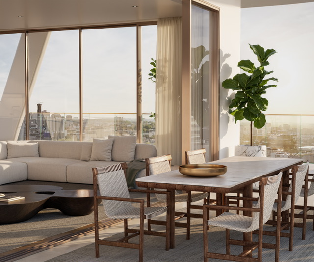 HQ Residences Edgewater — interior rendering