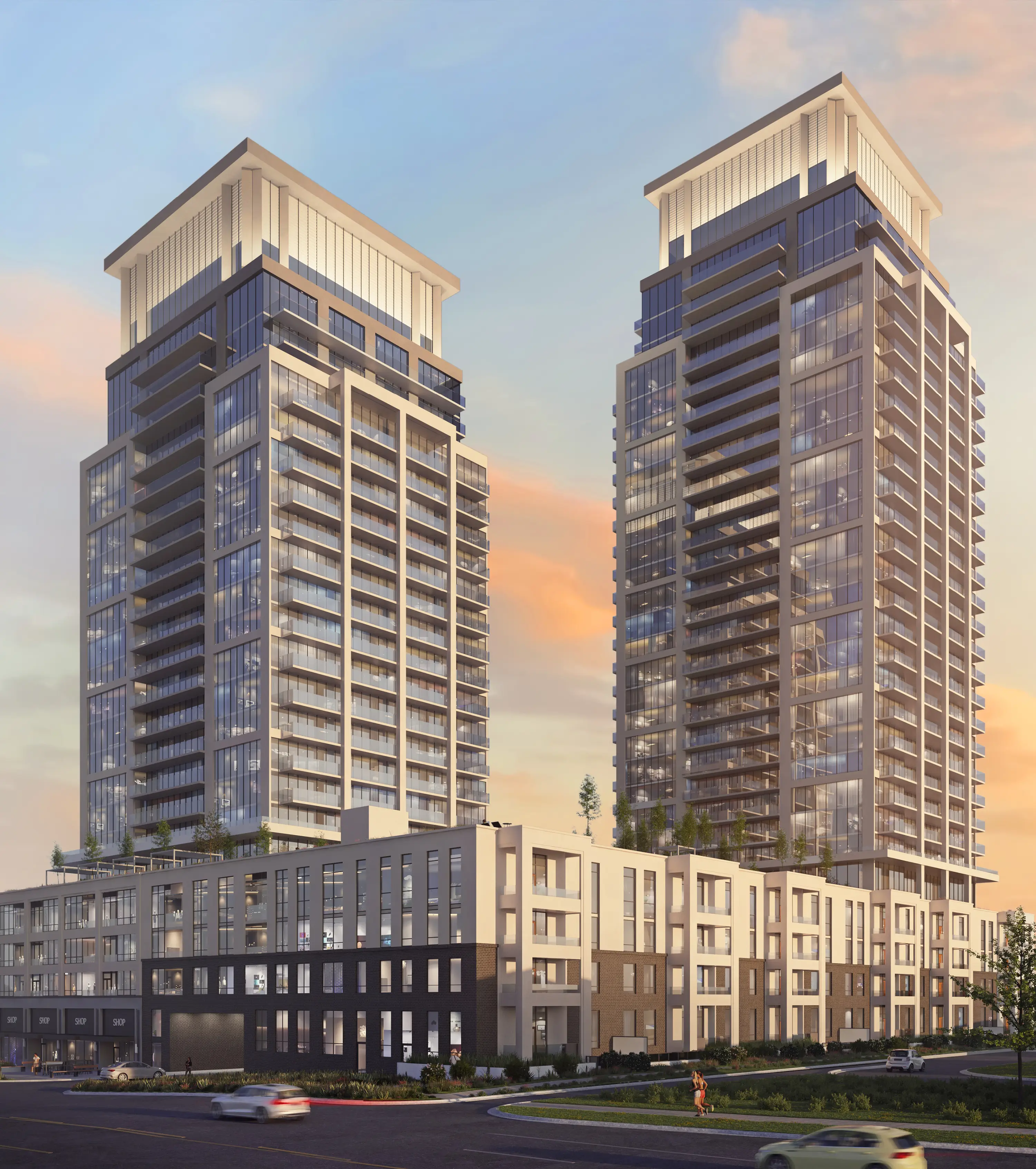 Rise & Rose — exterior rendering