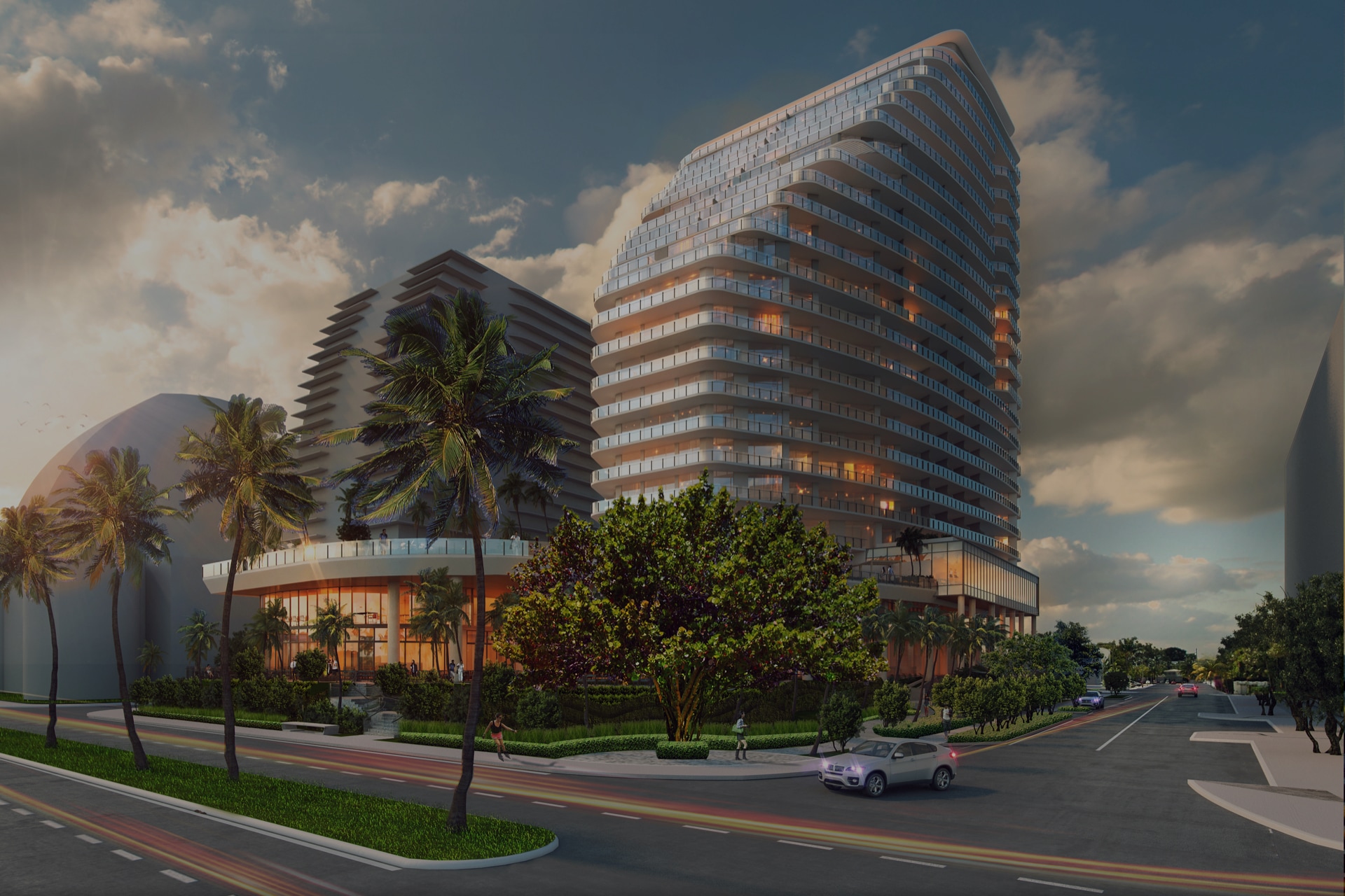 Four Seasons Fort Lauderdale Hotel and Residences — exterior rendering