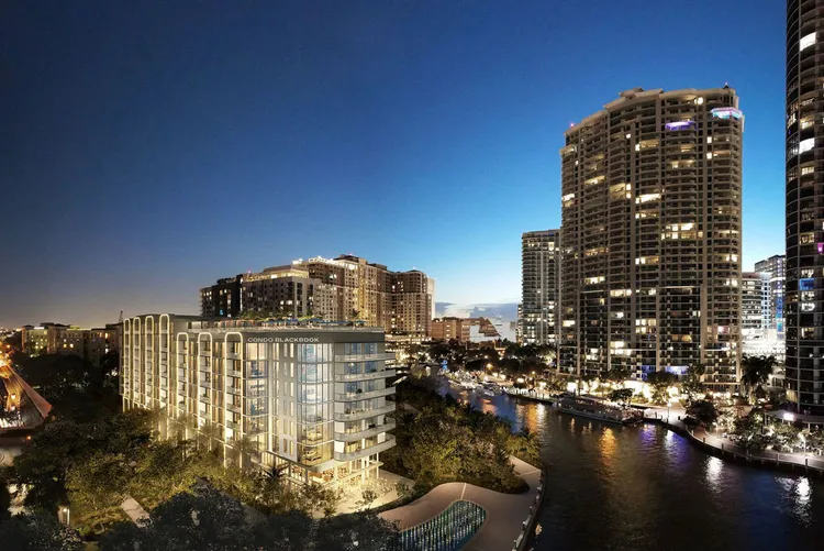 Sixth & Rio — exterior rendering