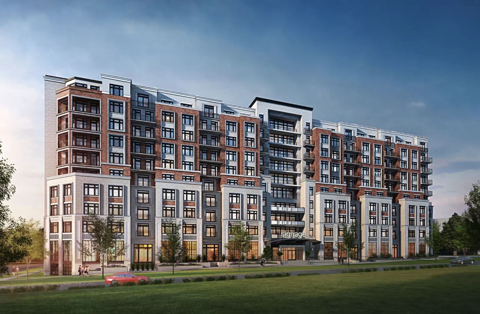 Amica Glen Abbey — exterior rendering