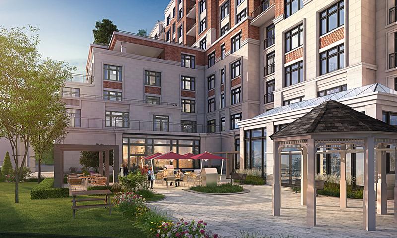 Amica Glen Abbey — exterior rendering
