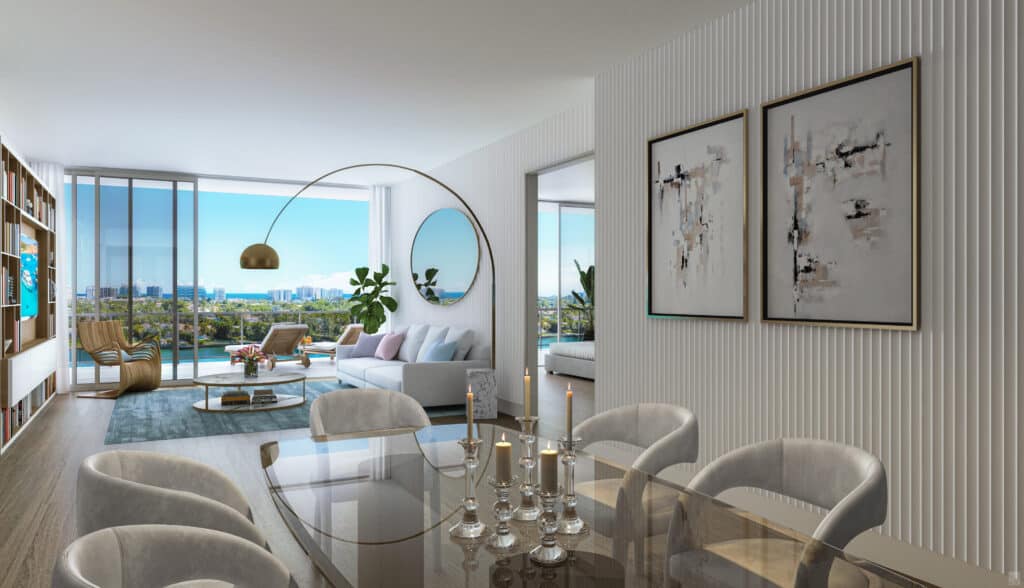 La Baia South — interior rendering
