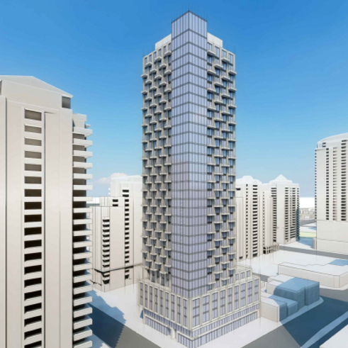 5203 Yonge — exterior rendering