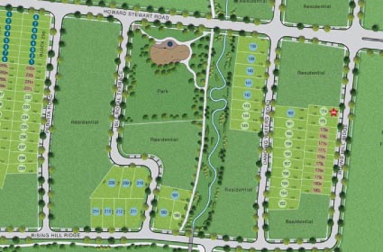 Meadowgreen — site map
