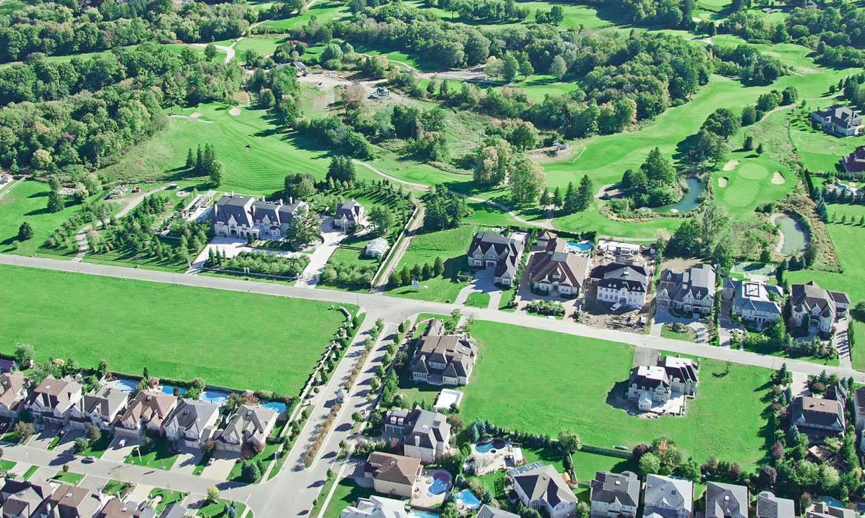 Burbank Estates — aerial rendering