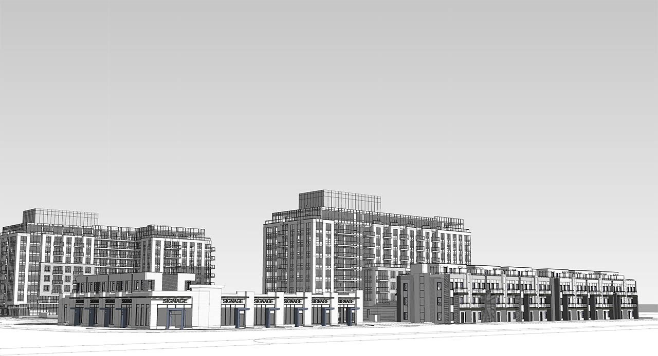 9940 Sheppard East Towns — exterior rendering