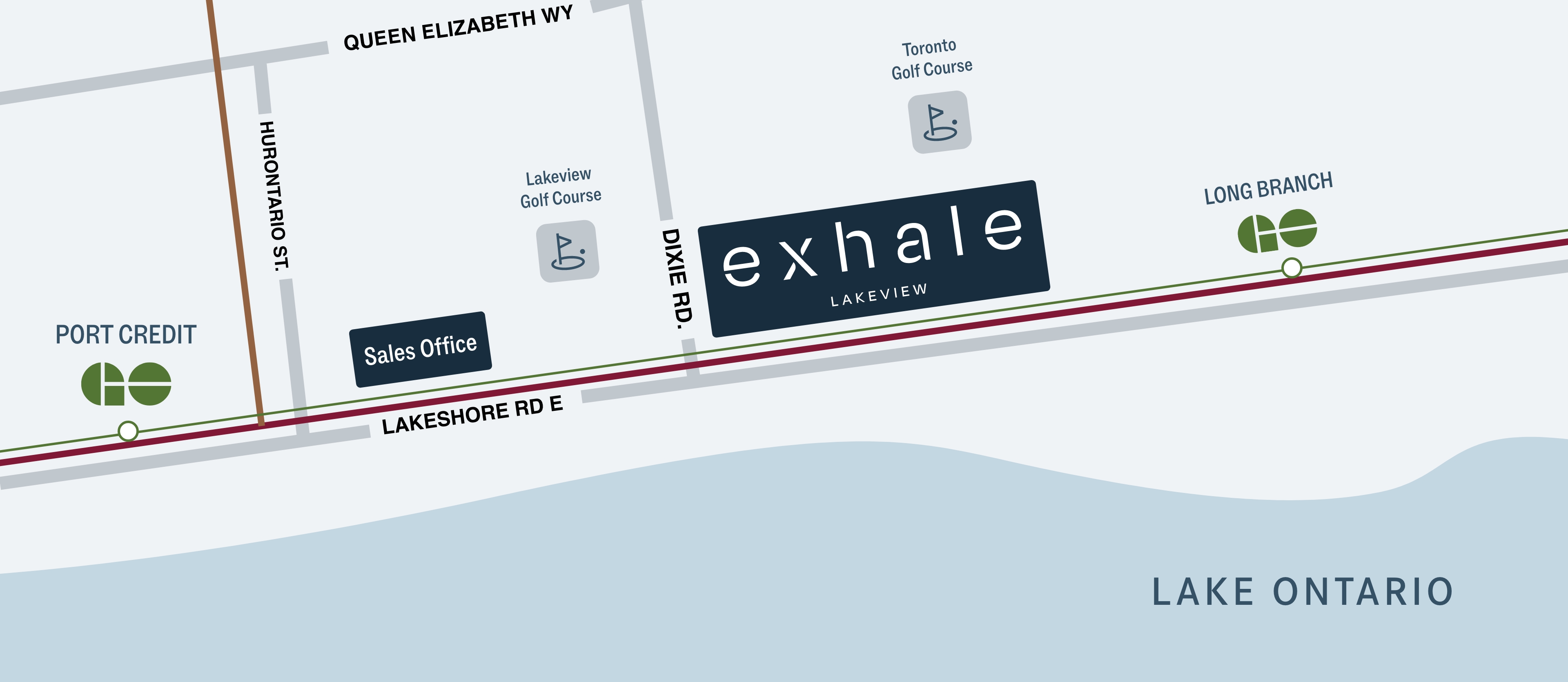 Exhale residences — site map